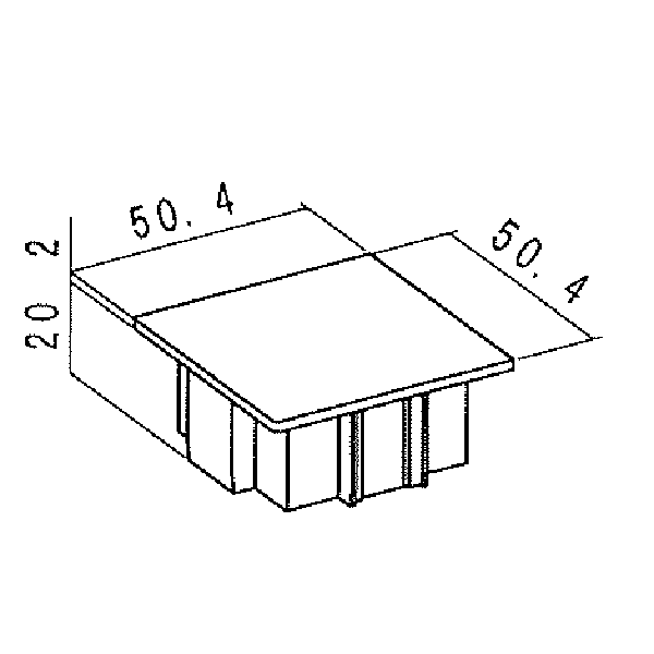 50角用キャップ B-CP5050 【10個】
